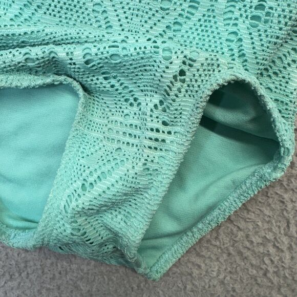 SO One Piece Swim Suit Girls 4 Green GAP Long Sleeve Rashguard Cover Up Bundle - Picture 12 of 15